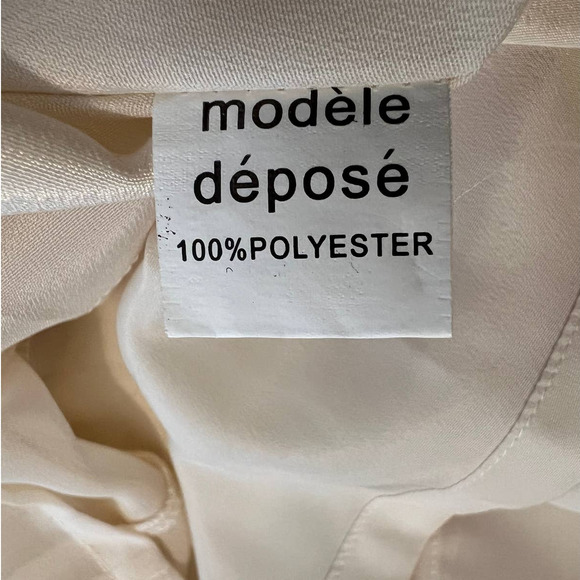 New Jubylee Dress Yellow Flowing Material Embellished w/Shells Beads Size Medium - Picture 5 of 7